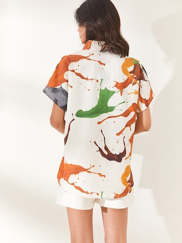 Camicia da donna di olalook in marrone