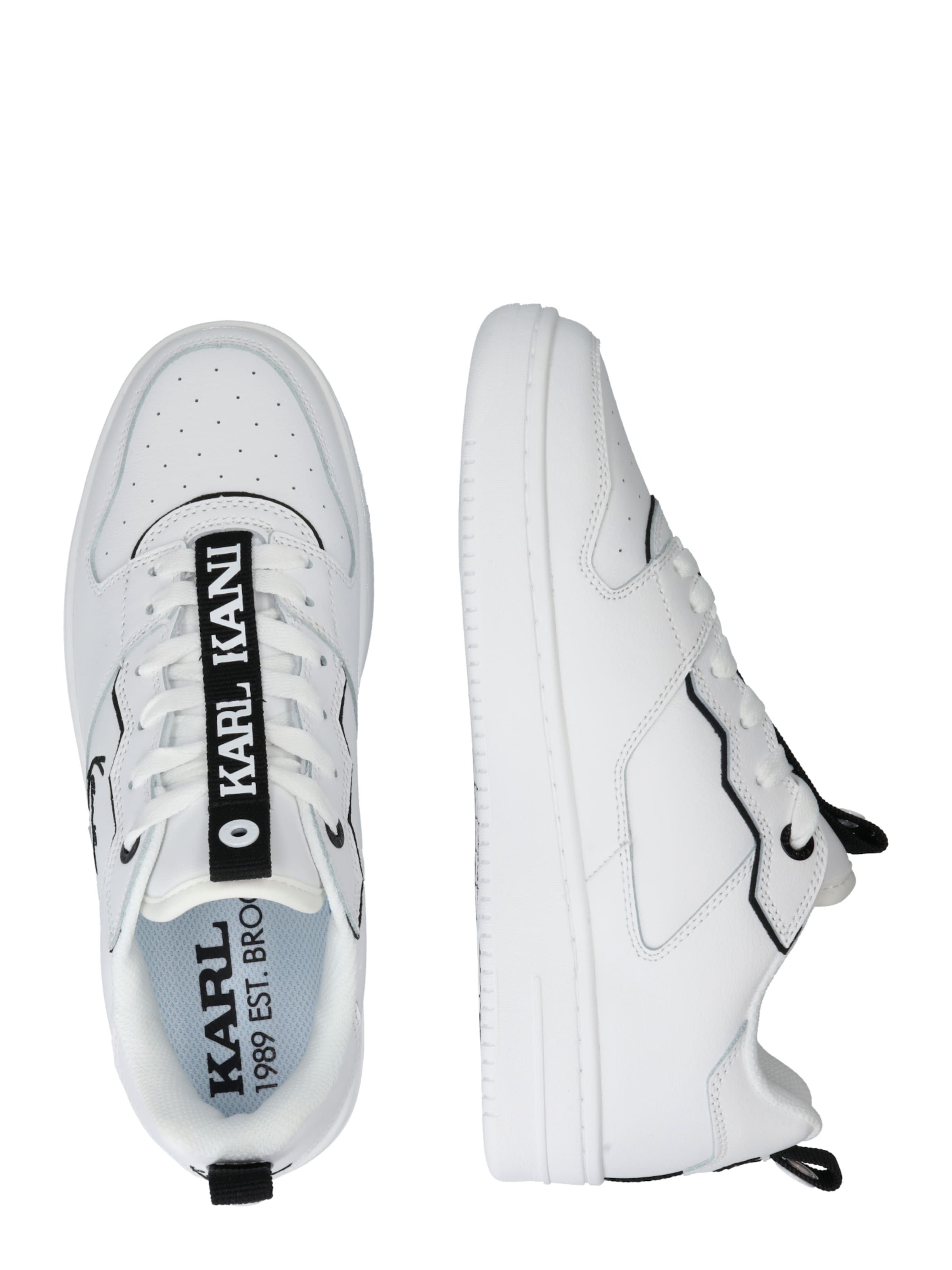 Baskets basses Karl Kani en blanc