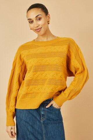 Yumi Pullover in Gelb: Vorderseite