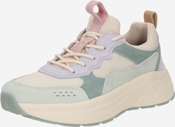 Baskets basses SALAMANDER en vert : devant