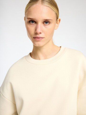 Sweat-shirt SELECTED en beige