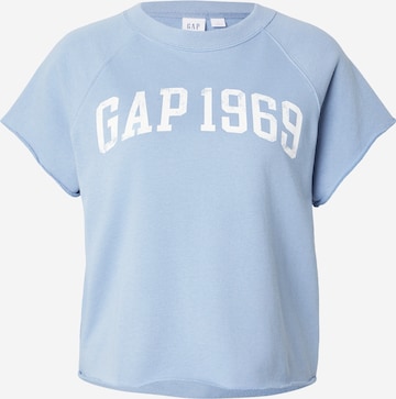 GAPSweater majica - plava boja: prednji dio