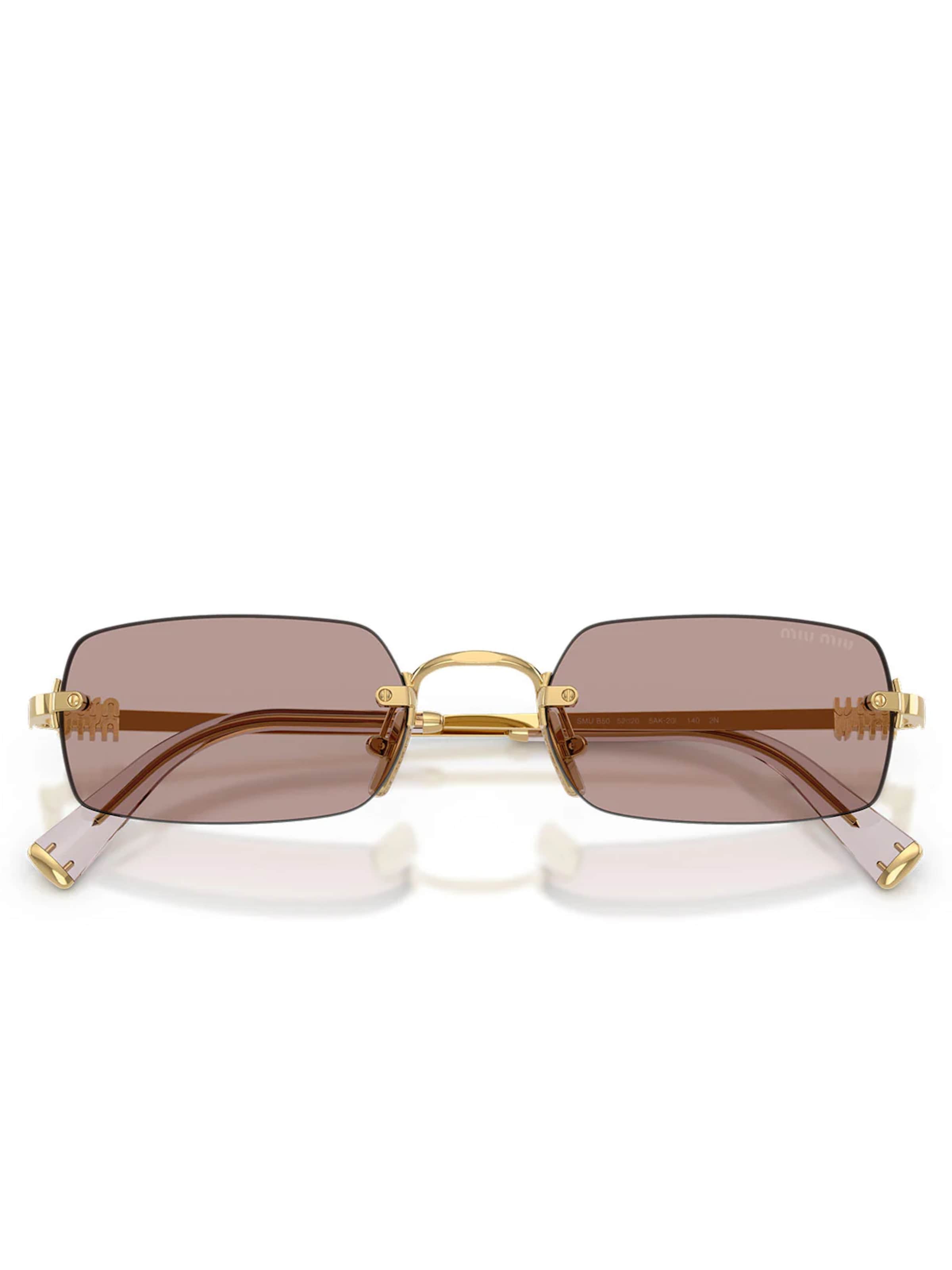 Miu Miu Solbriller i guld