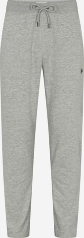 Pantaloni ' UMGeorge ' de la U.S. POLO ASSN. pe gri: față