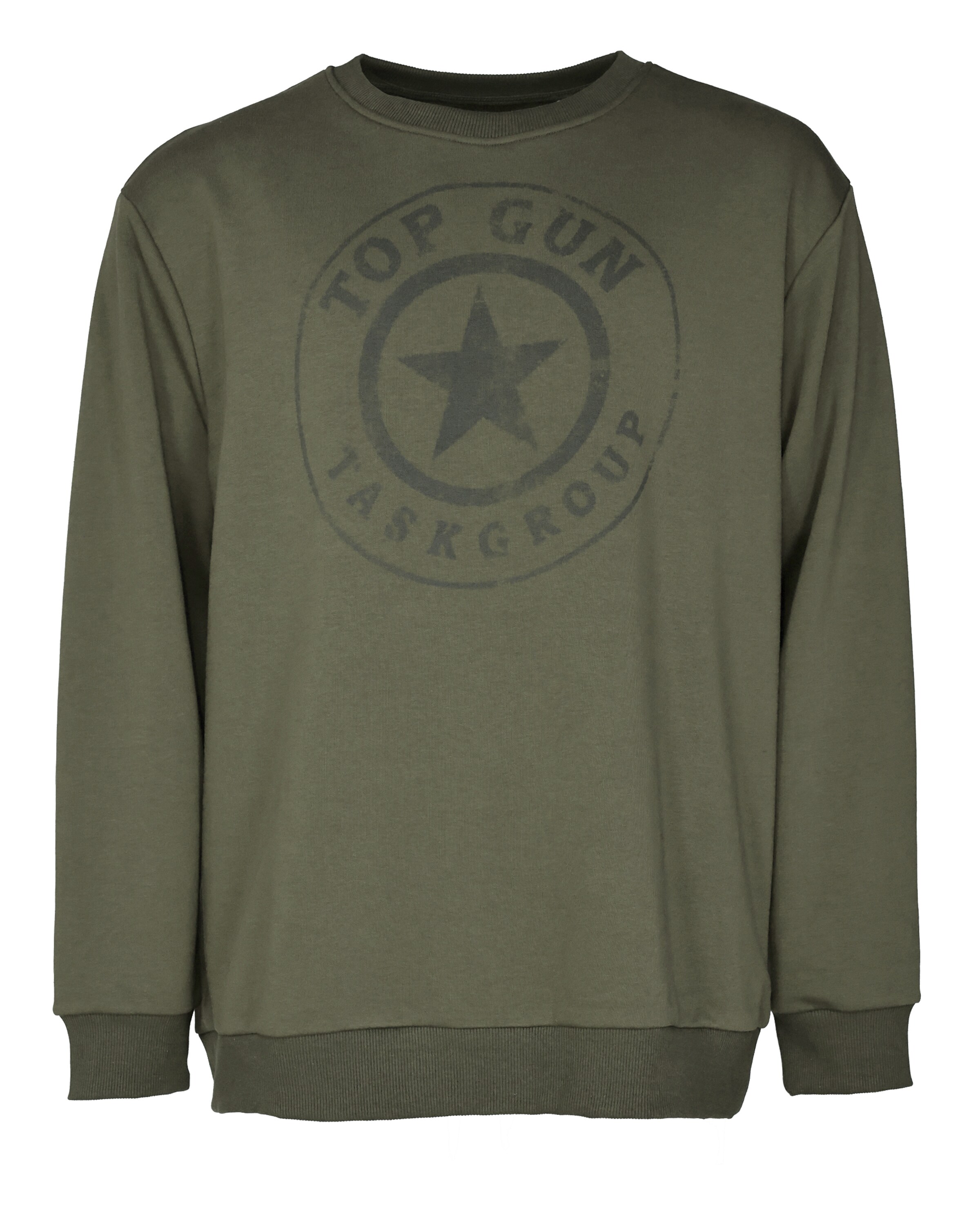 TOP GUN Sweatshirt in Grün: Vorderseite