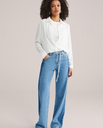 WE Fashion Широкий Джинсы в Синий