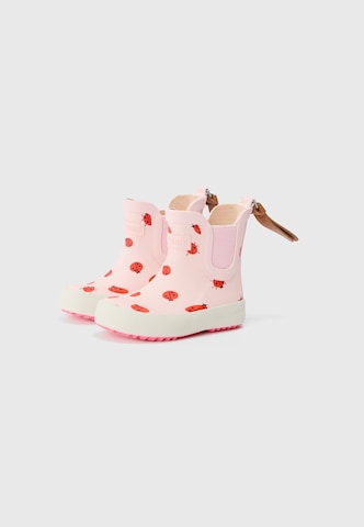 BISGAARD Rubber boot in Pink: front