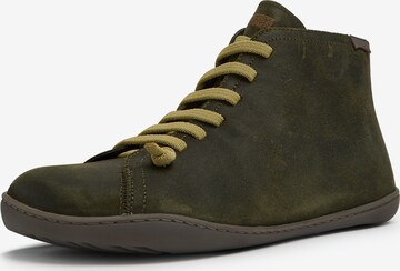 CAMPER Lace-Up Boots ' Peu Cami ' in Green: front