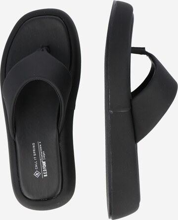 Flip-flops 'MAKENA' de la CALL IT SPRING pe negru