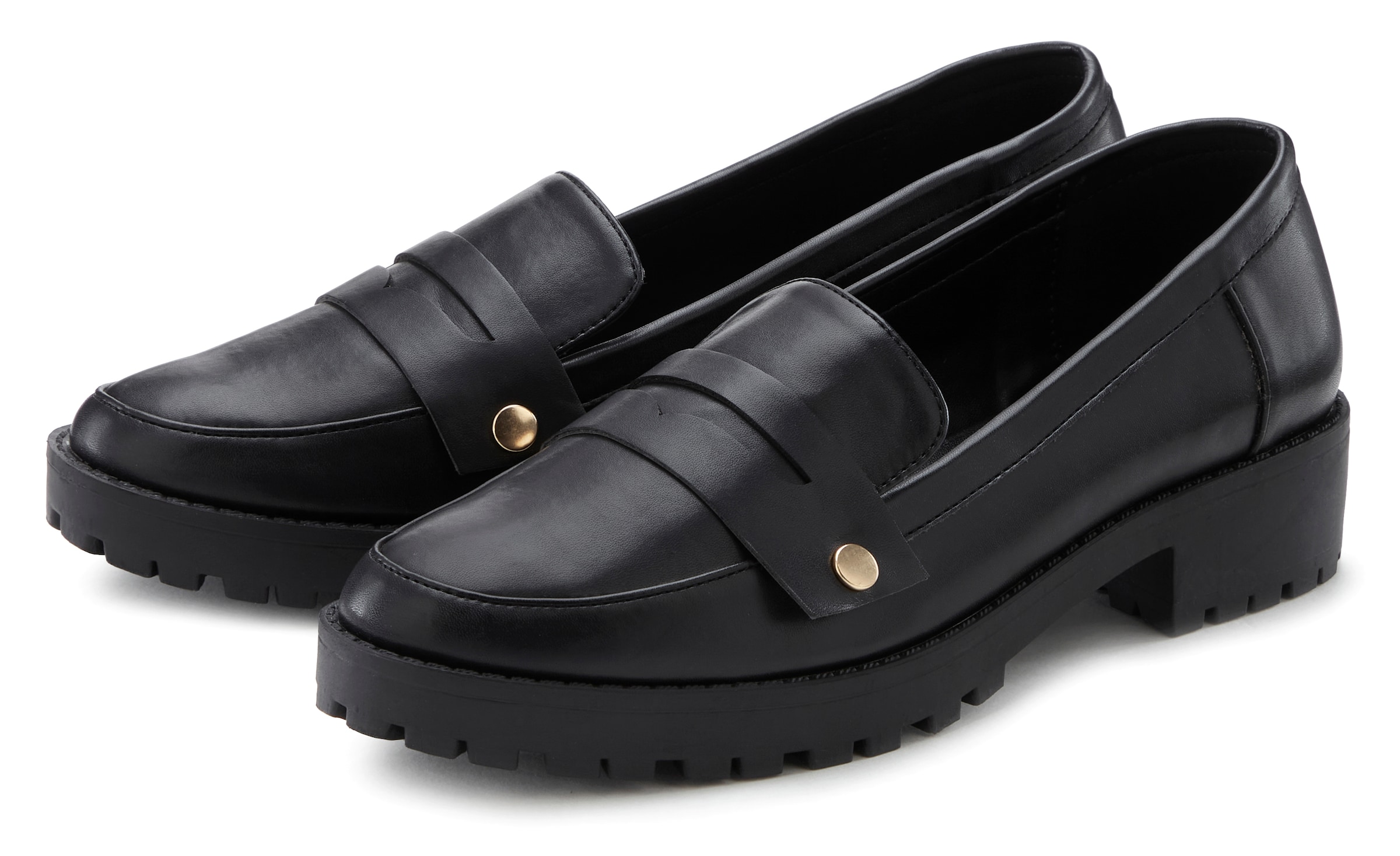 LASCANA Papuče - Čierna