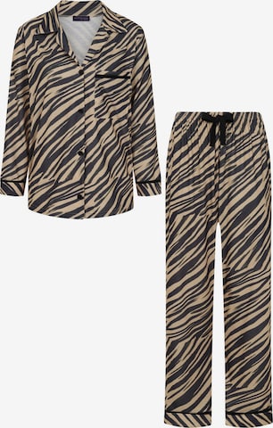 HotSquash Pyjama in Bruin: voorkant