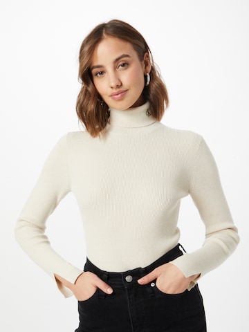 Calvin Klein Jeans Sweater in Beige: front