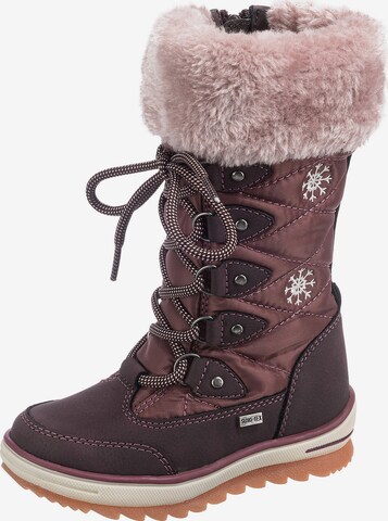 Be Mega Boots in Brown: front