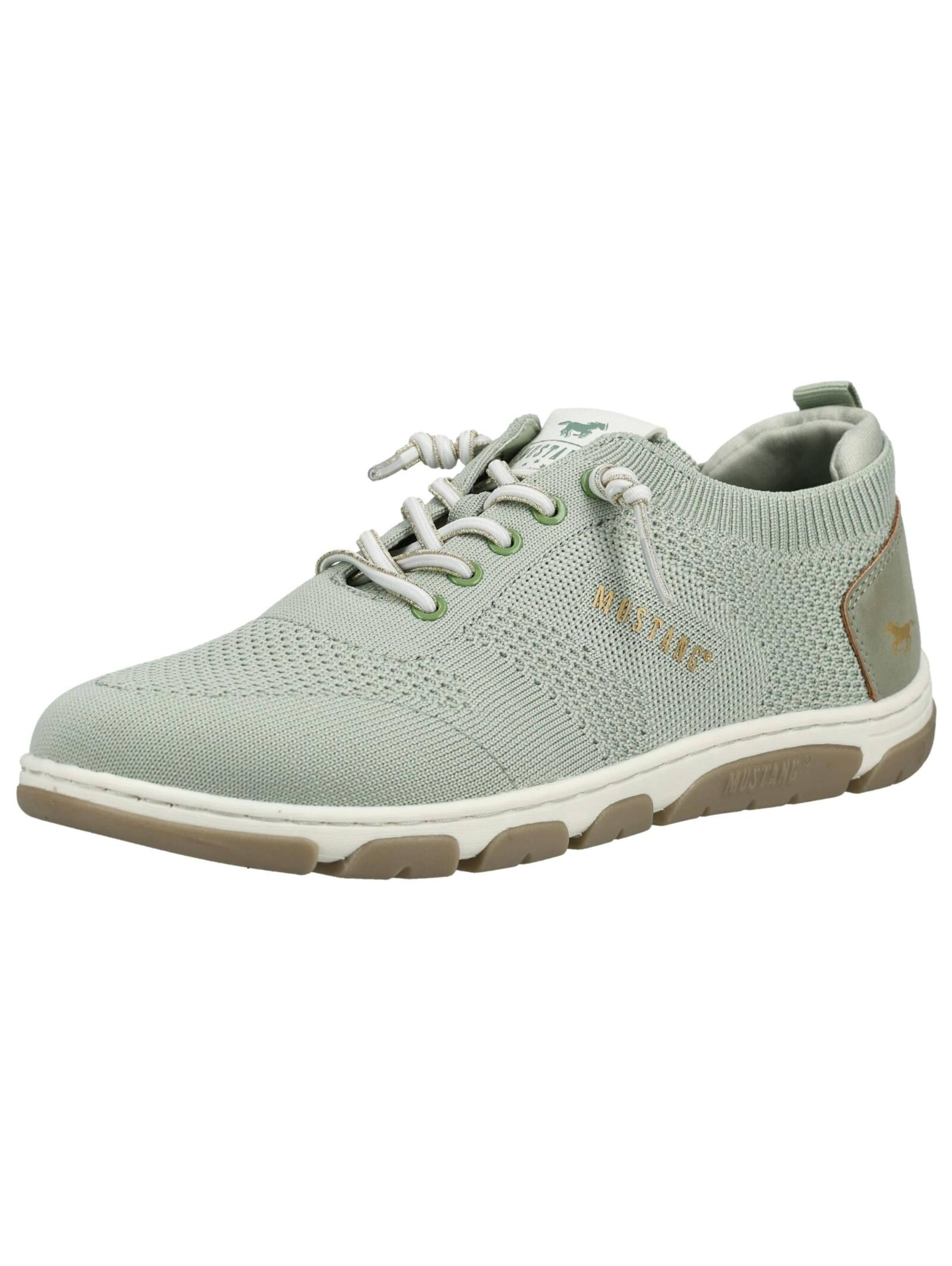 Sneaker bassa di MUSTANG in verde: frontale