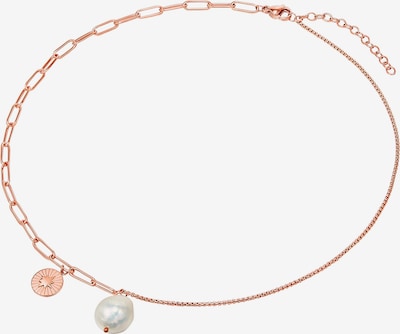 Valero Pearls Kette in rosegold / perlweiß, Produktansicht