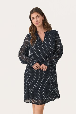 Part Two Blousejurk in Blauw: voorkant