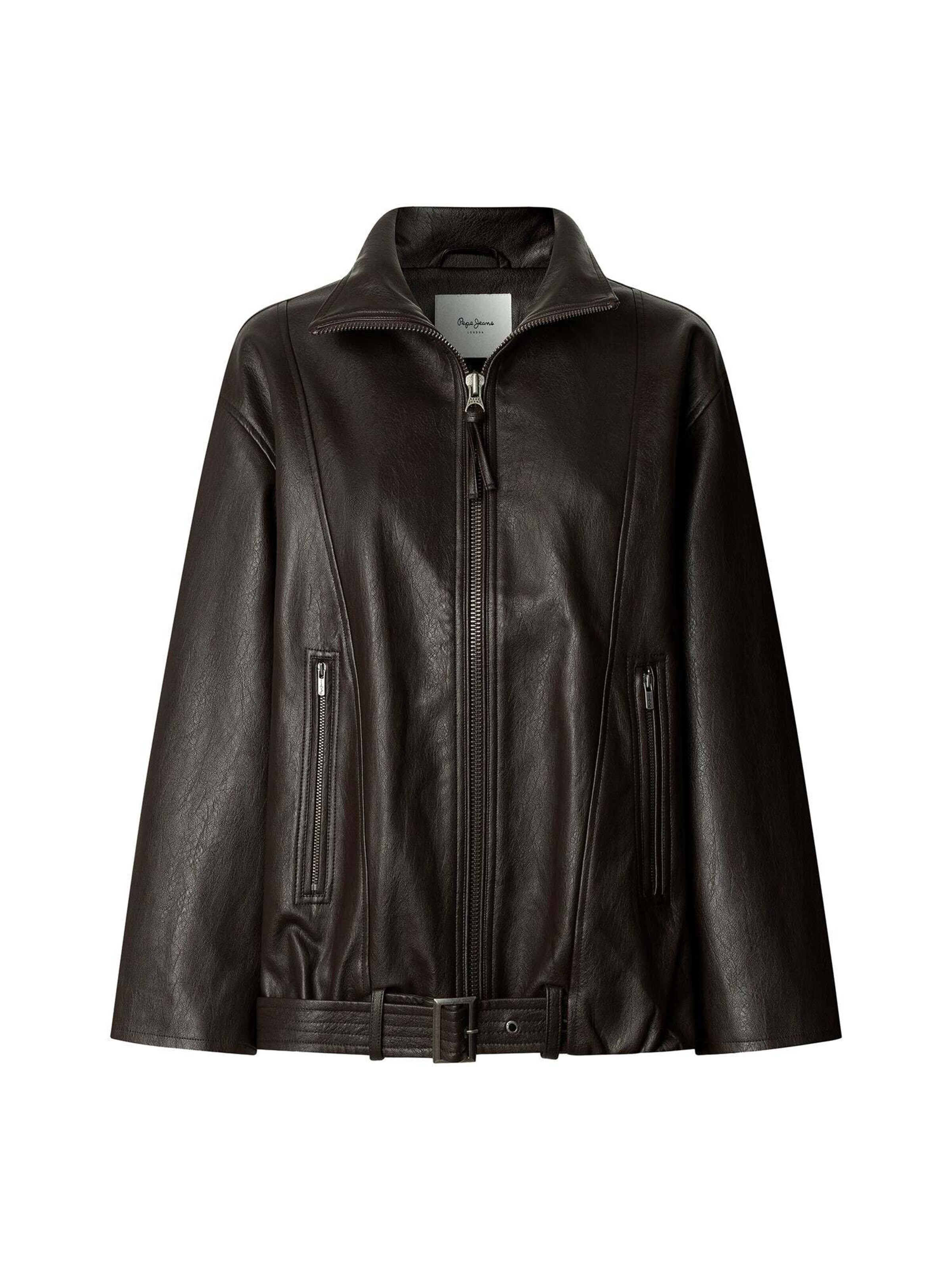 Pepe Jeans Tussenjas 'Lina' in Bruin: voorkant