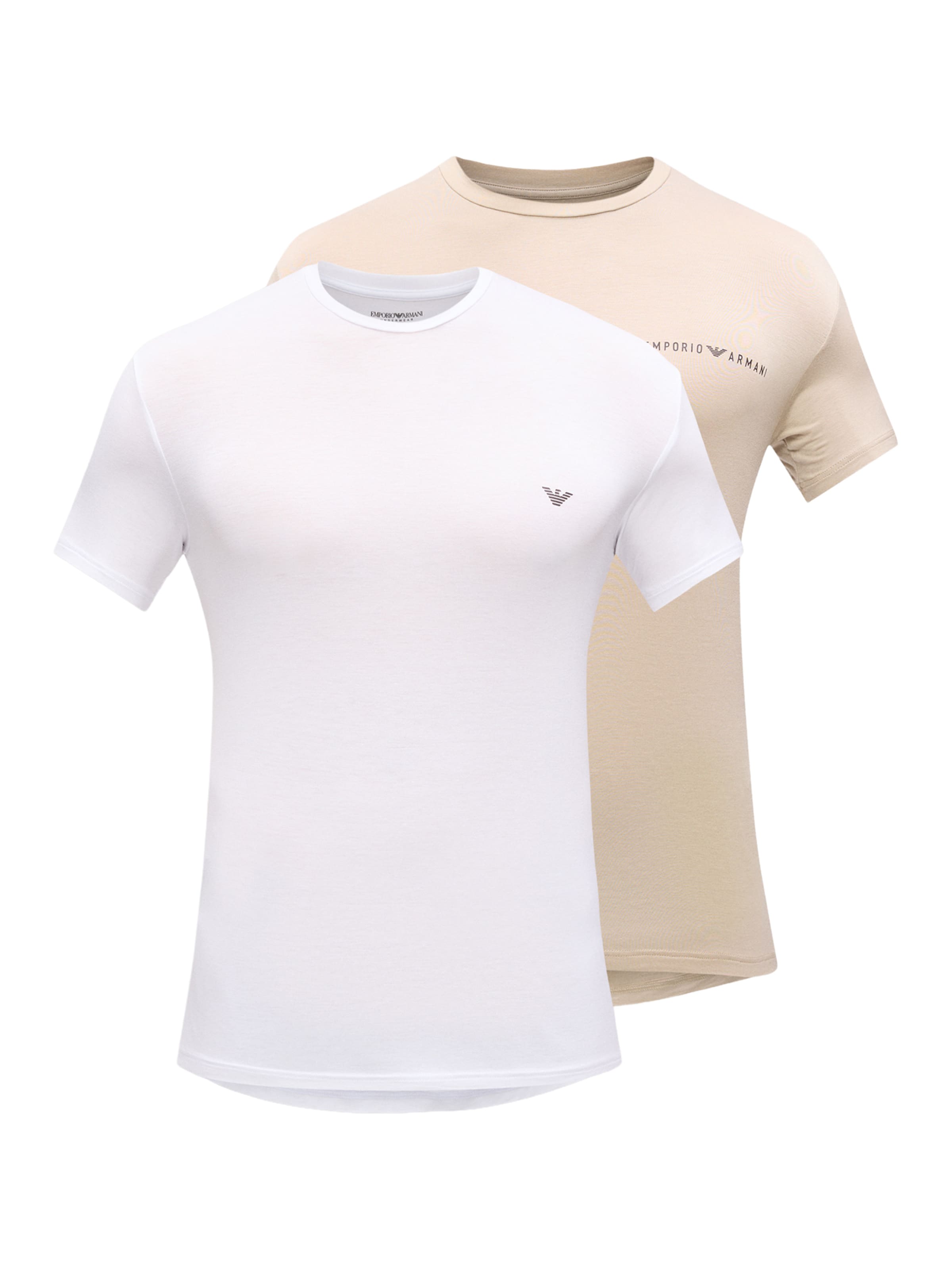 Emporio Armani Shirt in Beige: front