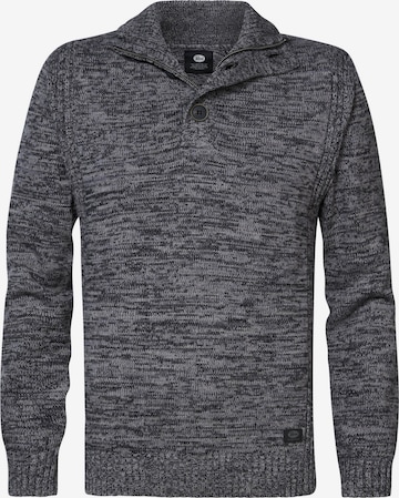 Petrol Industries Sweater 'Ewardsville' in Black: front