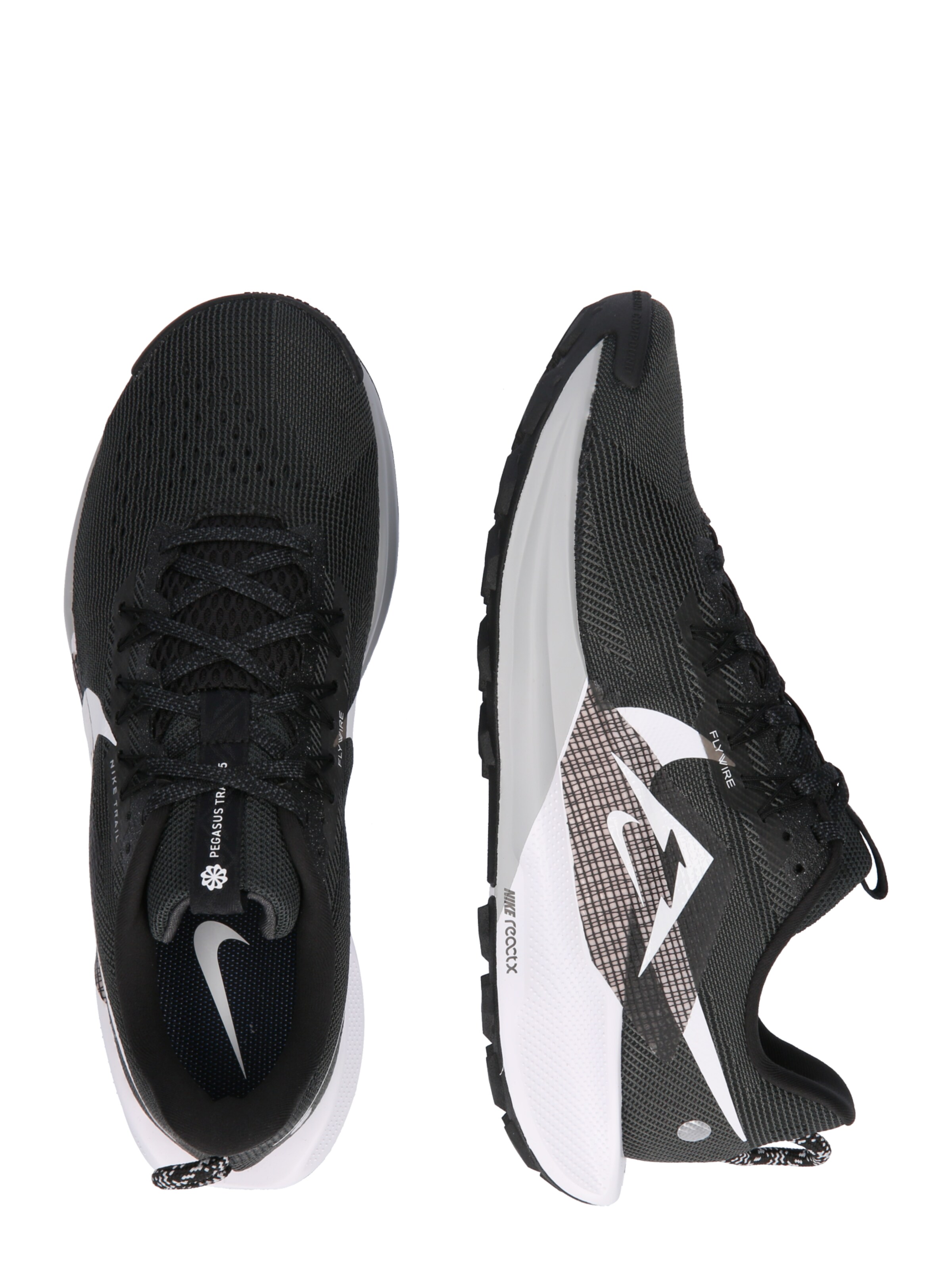 NIKE Běžecká obuv 'ReactX Pegasus Trail 5' – černá
