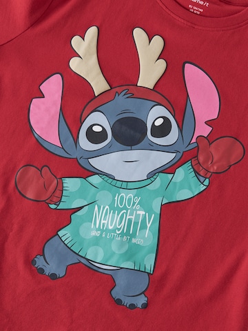Tricou 'NKFSyra Stitch' de la NAME IT pe roșu