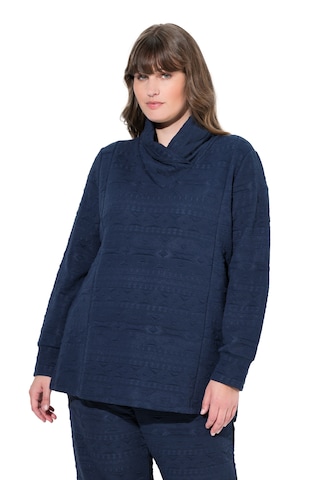 Ulla Popken Sweatshirt in Blue: front