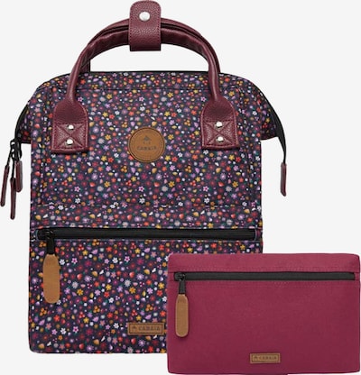 Cabaia Backpack in Yellow / Purple / Berry / Red, Item view