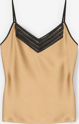 Haut MOTIVI en beige : devant