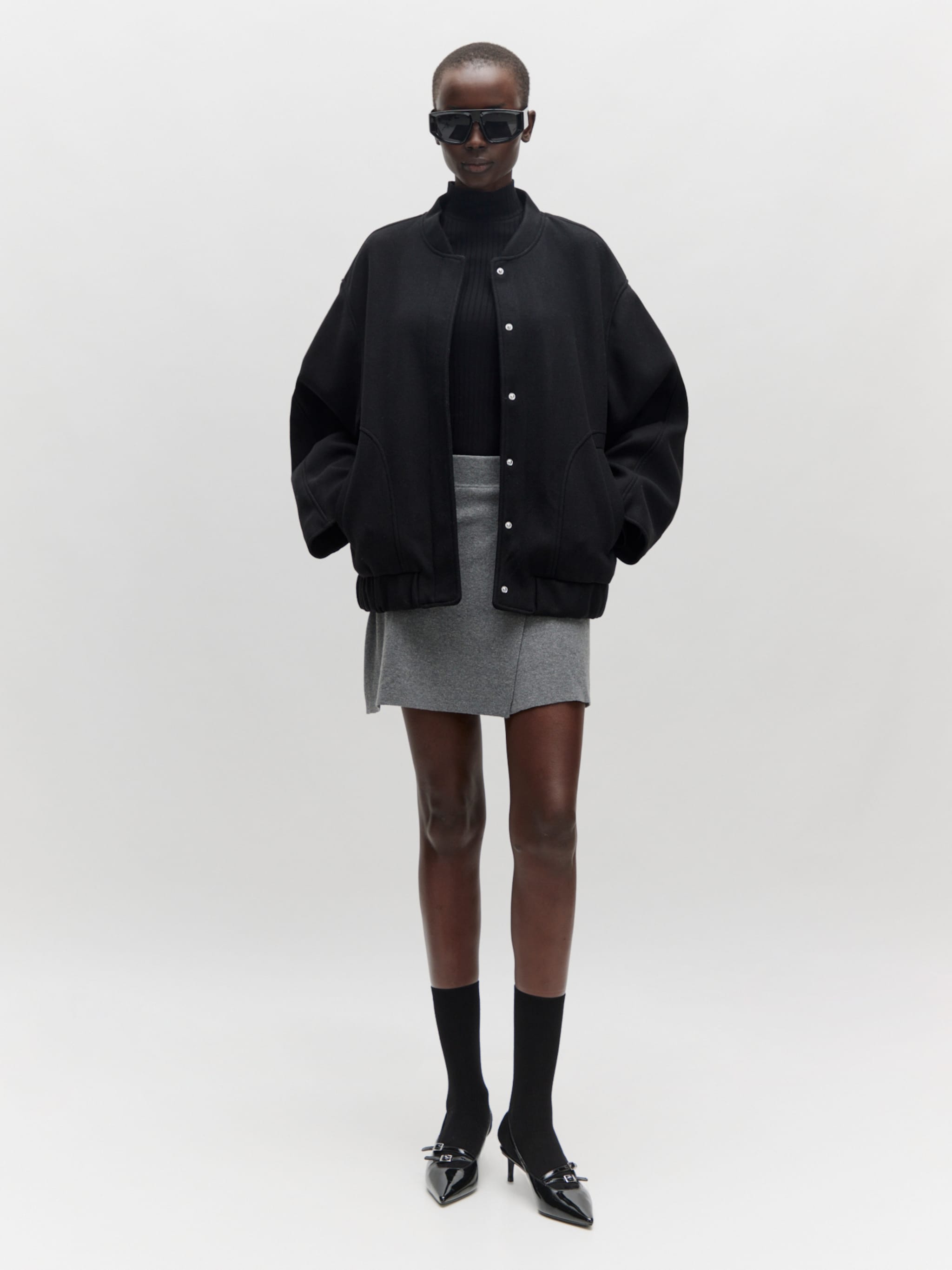 EDITED Producten Rok 'Francisca' Grijs