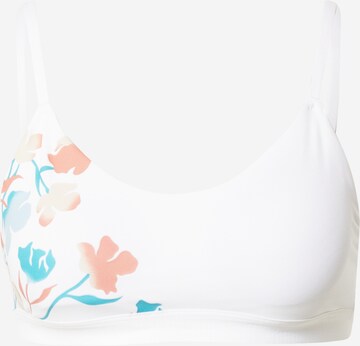 ADIDAS PERFORMANCE Sports Bra in White: front