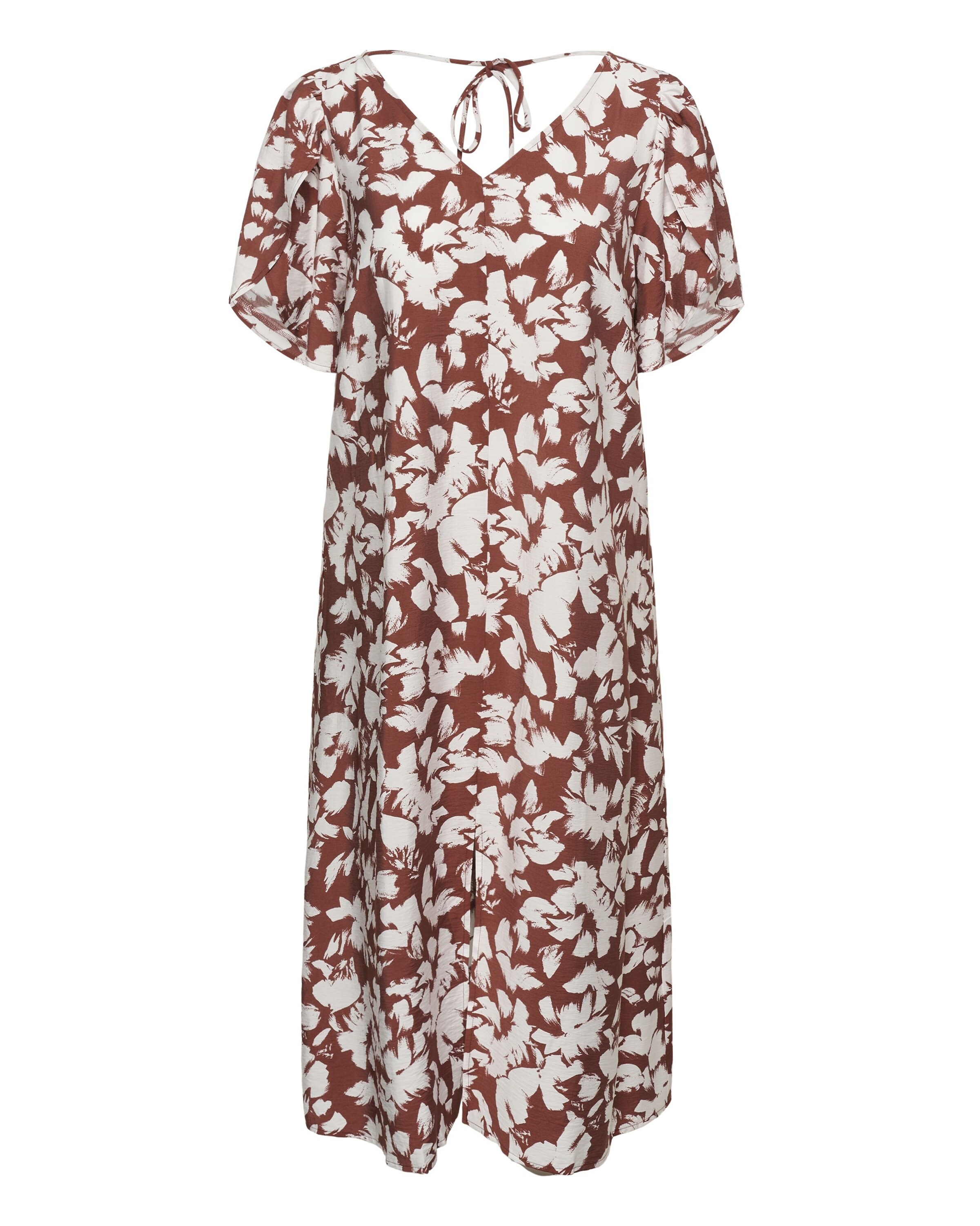 KAFFE CURVE Kleid 'KCevia' in Braun: Vorderseite
