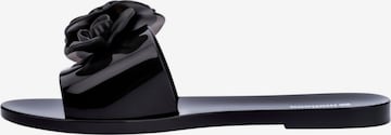 MELISSA Muiltjes 'Babe Petals' in Zwart: voorkant