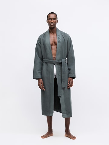 BOSS Bathrobe long in Green: front
