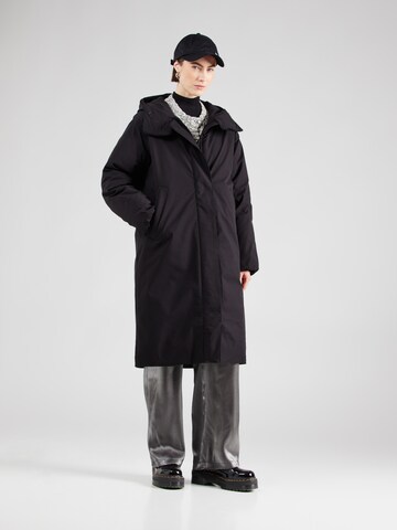 elvine Between-seasons coat 'Saira' in Black: front