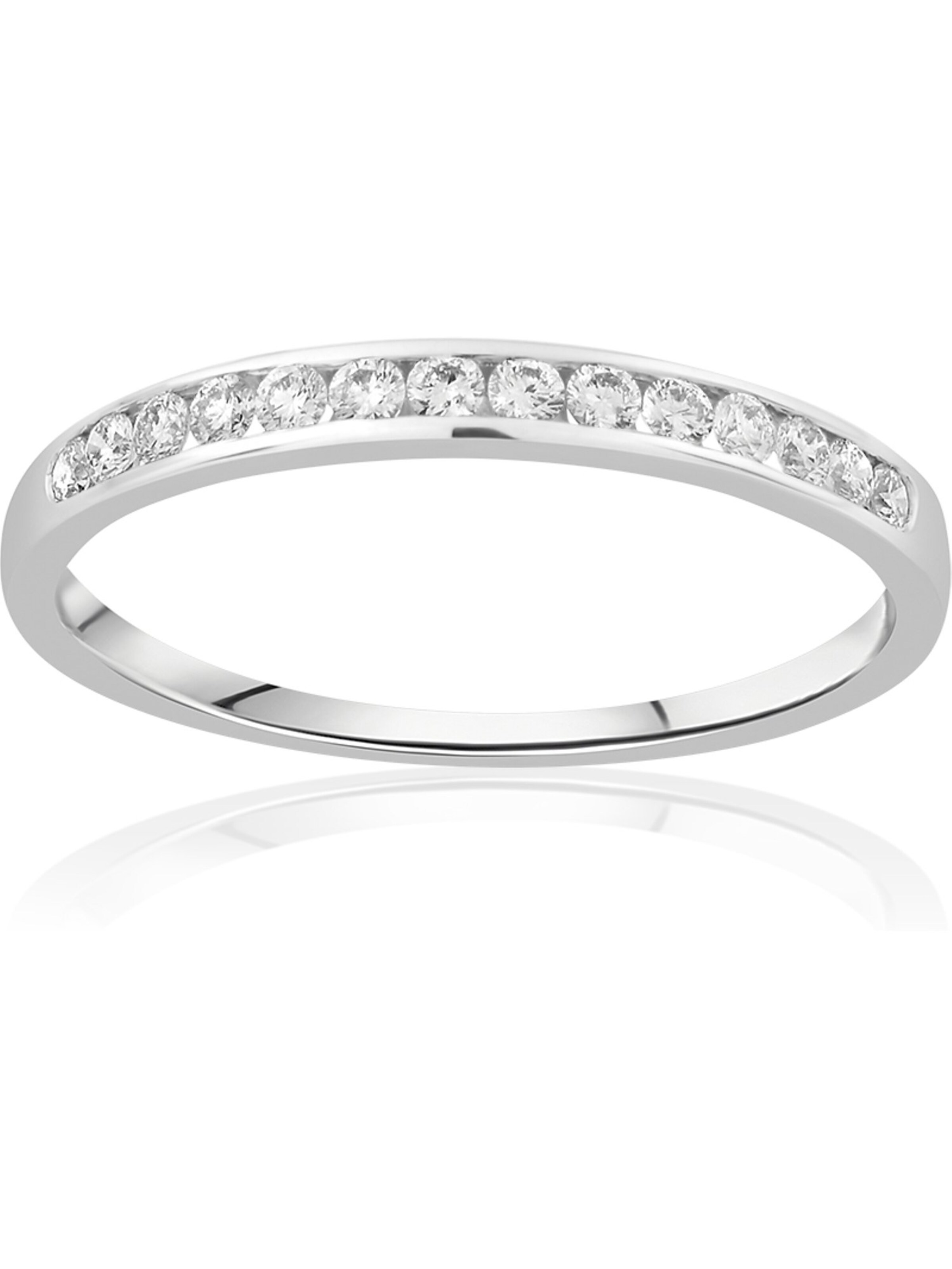 CHRIST Ring in Weiß: Vorderseite