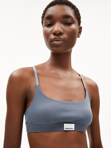 ARMEDANGELS Bustier BH ' TOVAA RIB ' in Blauw