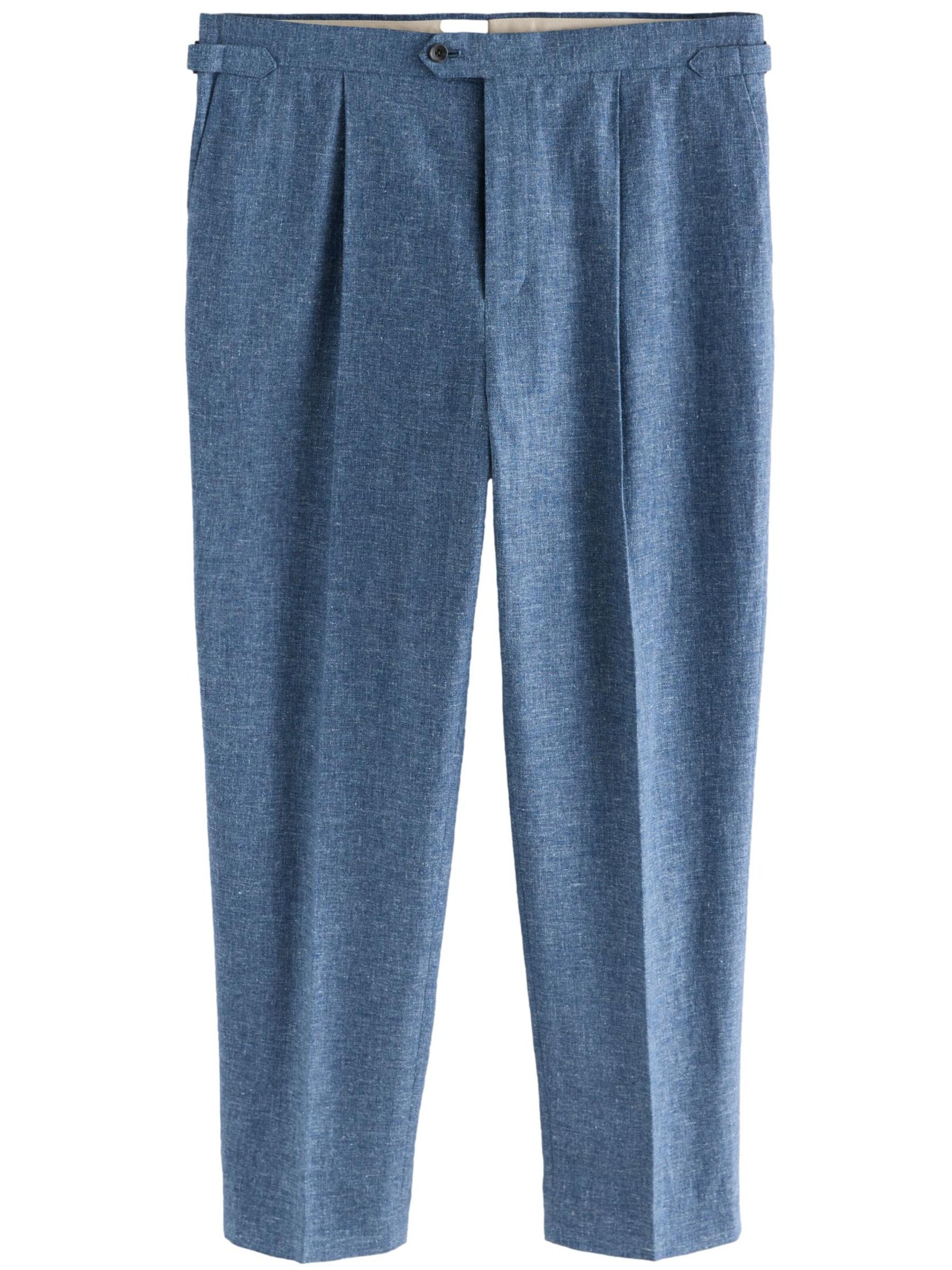 Next Slimfit Hose in Blau: Vorderseite