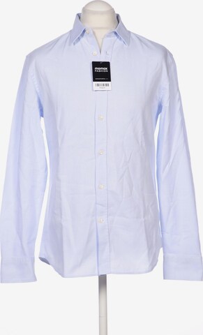 Tiger of Sweden Button Up Shirt in L in Blue: front