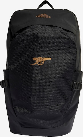 Sac à dos de sport 'FC Arsenal' ADIDAS PERFORMANCE en noir : devant