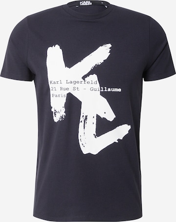 Karl Lagerfeld Тениска в черно: отпред