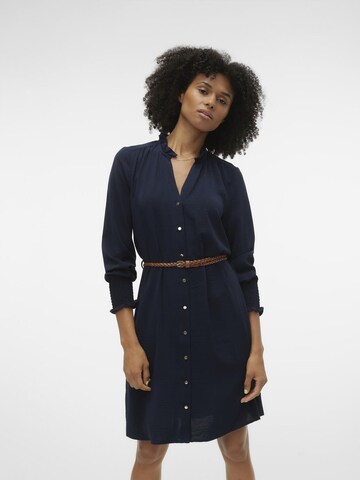VERO MODA Shirt dress 'Vibe' in Blue: front