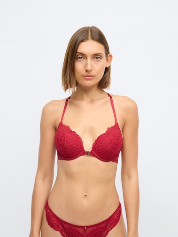 Hunkemöller Push-up Bra 'WHITNEY' in Red: front
