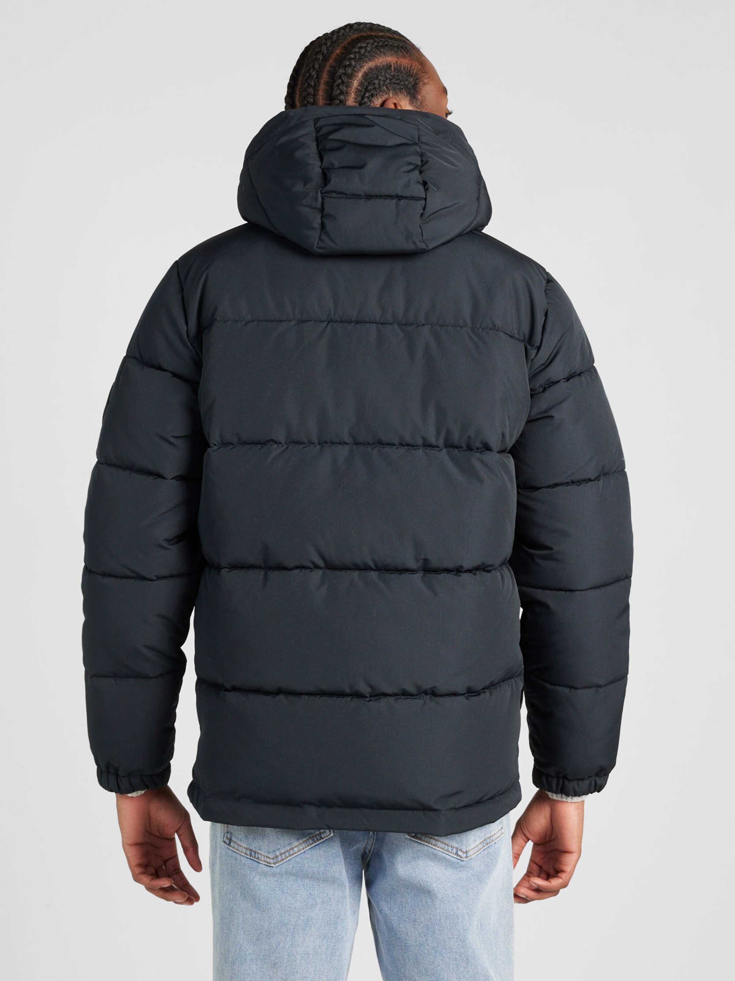 Hollister black 2024 and white jacket