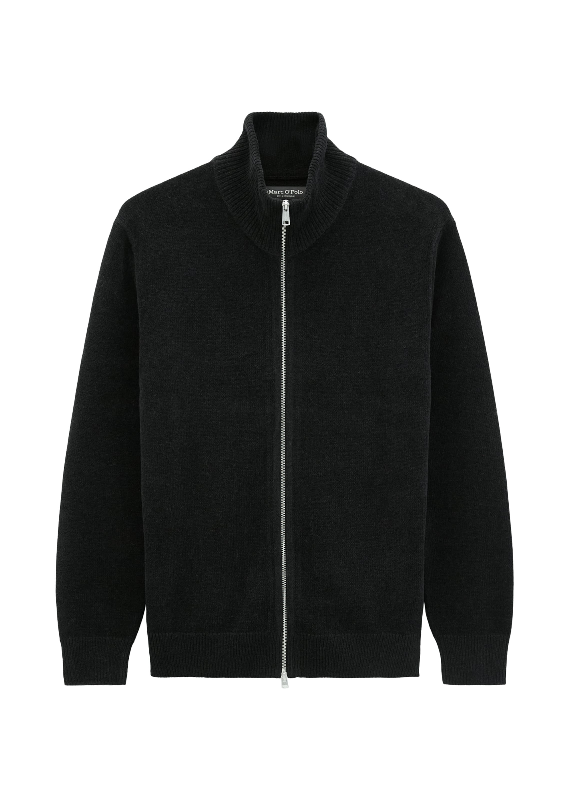 Marc O'Polo Knit Cardigan in Black: front