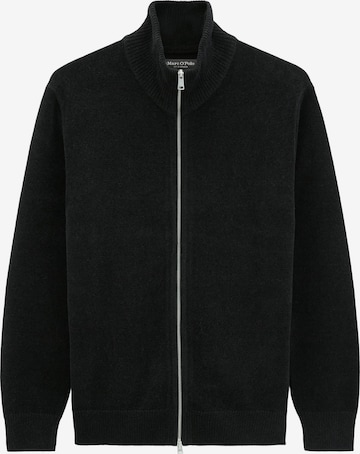 Marc O'Polo Strickjacke in Schwarz: Vorderseite