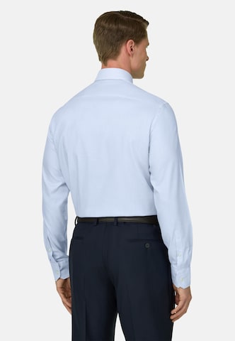 Coupe slim Chemise Boggi Milano en bleu