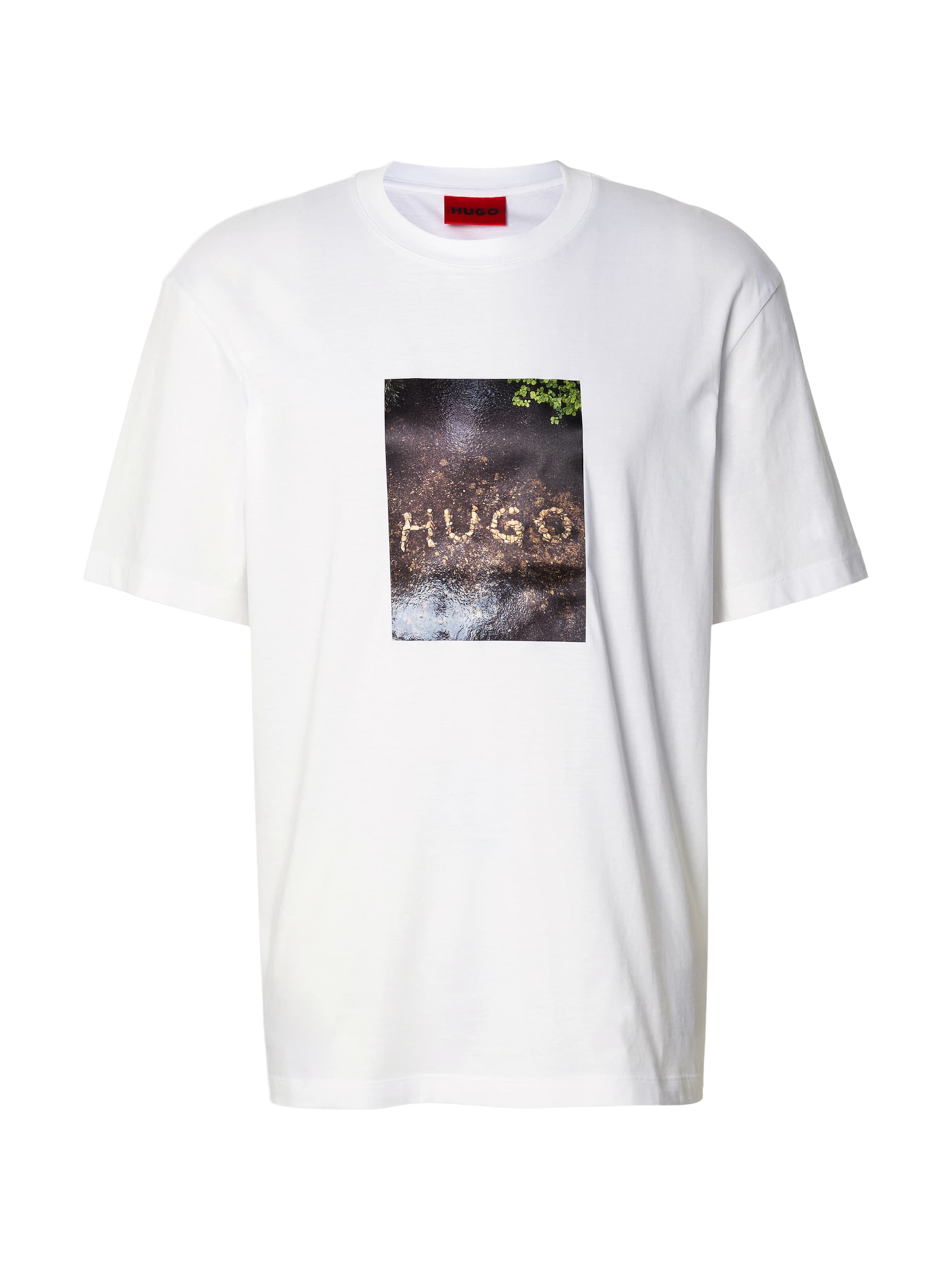 HUGO T-Shirt 'Doreston' in Weiß: Vorderseite