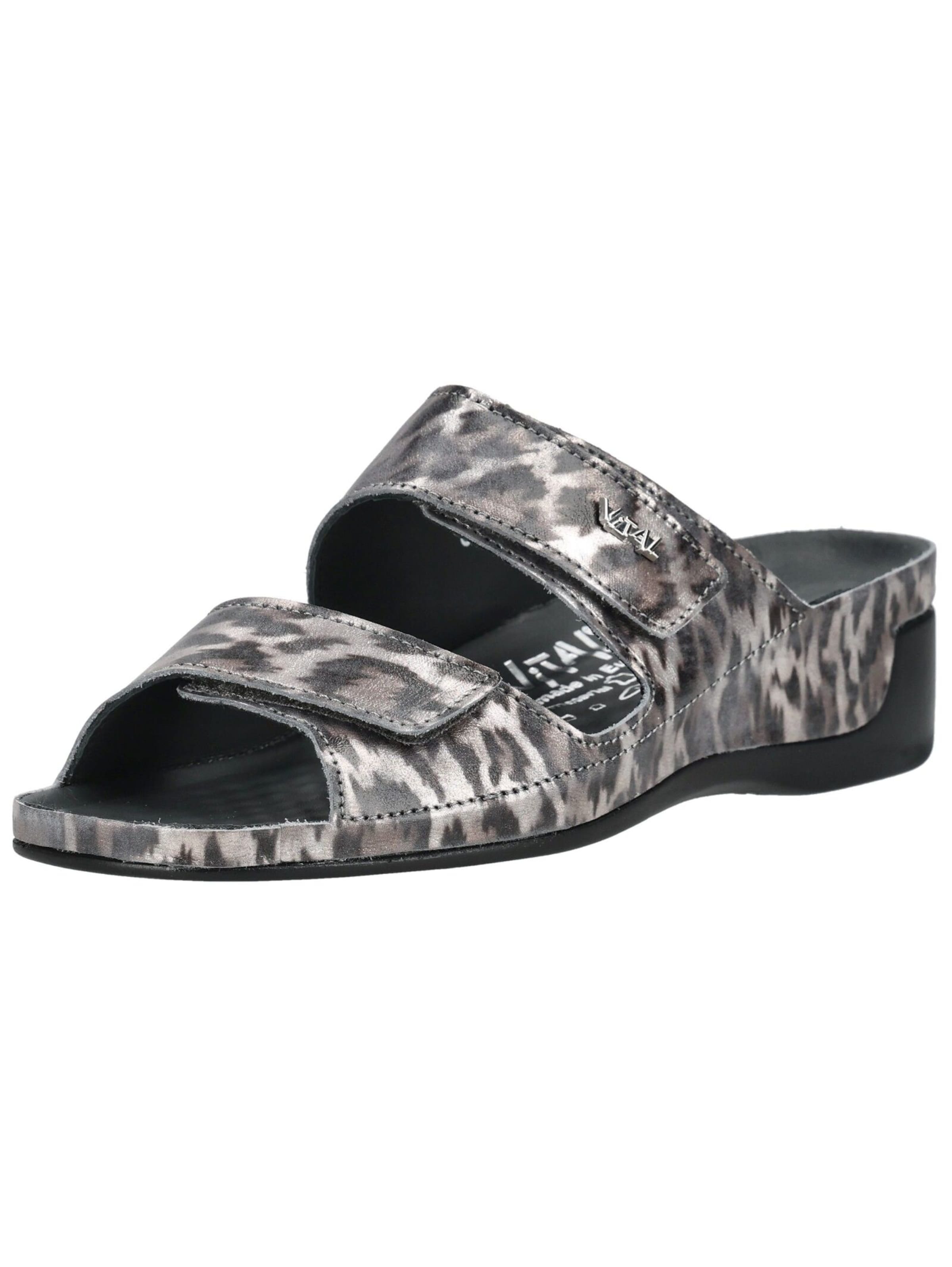 vital Mules in Grey: front