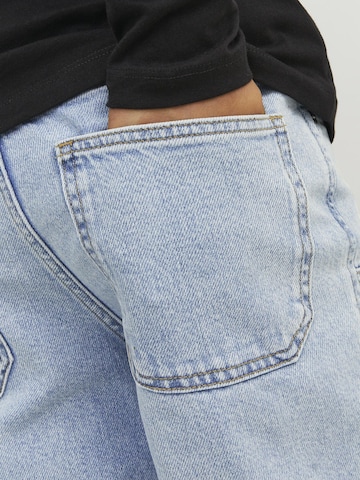 Jack & Jones Junior جينز واسع جينز 'CHRIS PAINTER' بلون أزرق
