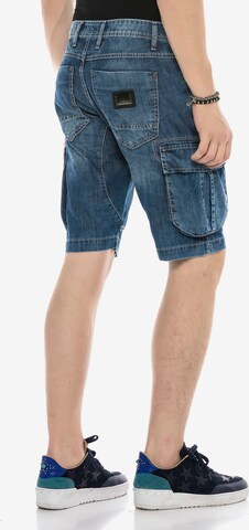 CIPO & BAXX Regular Jeans-Shorts 'ELOY' in Blau